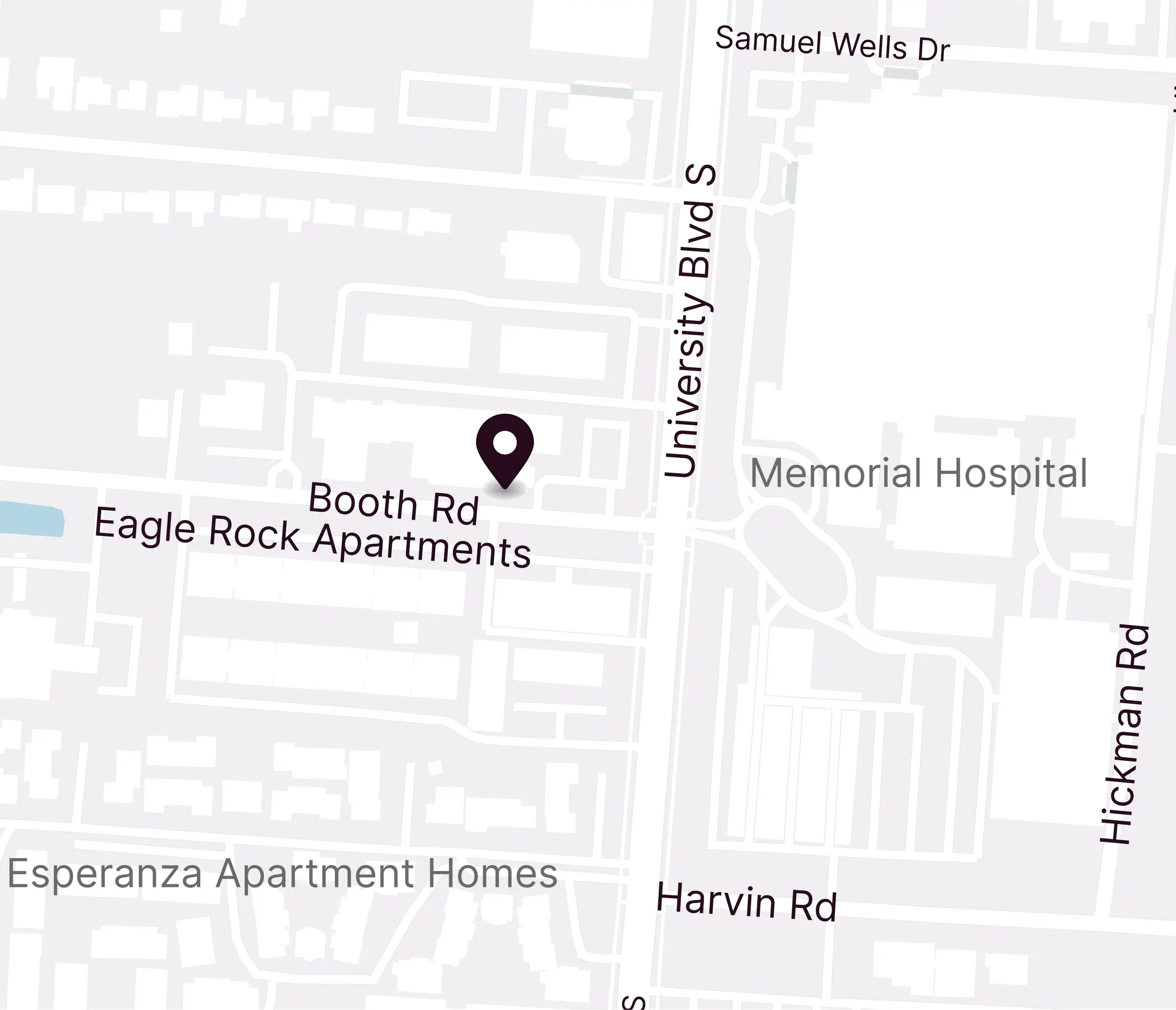 Map showing the Vivo Healthcare location at 4610 S Manhattan Ave, Tampa, FL 33611